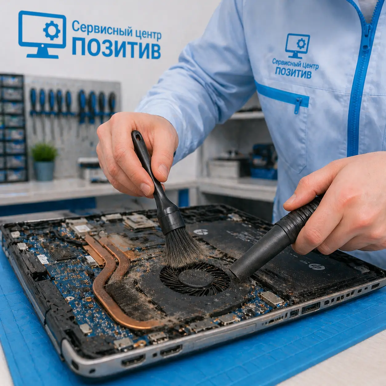 чистка ноутбука HP в Северске