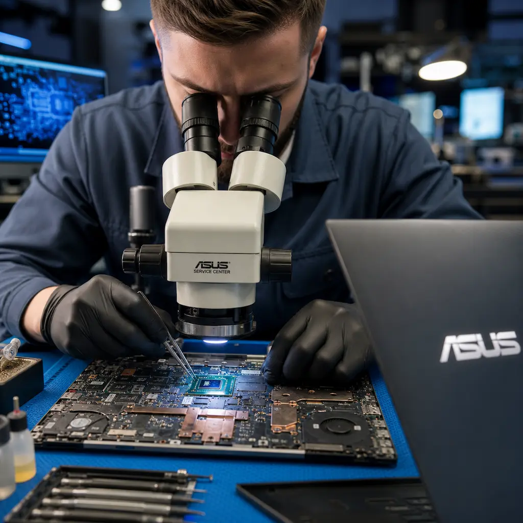 Замена видеокарты ноутбука Asus в Северске