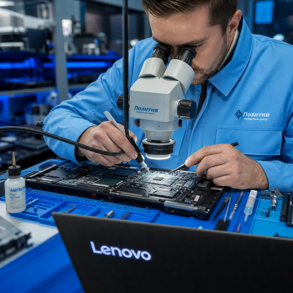 Замена видеокарты ноутбука Lenovo в Северске