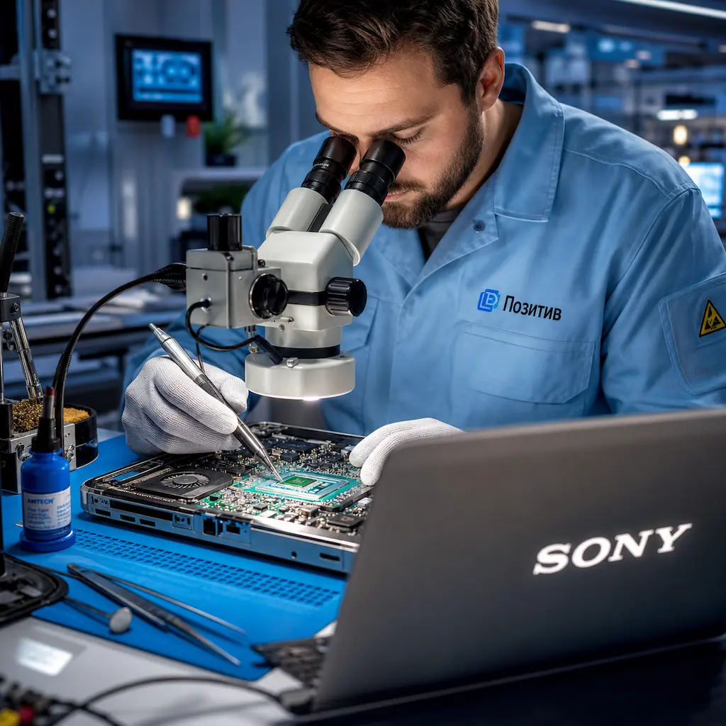 Замена видеокарты ноутбука Sony в Северске