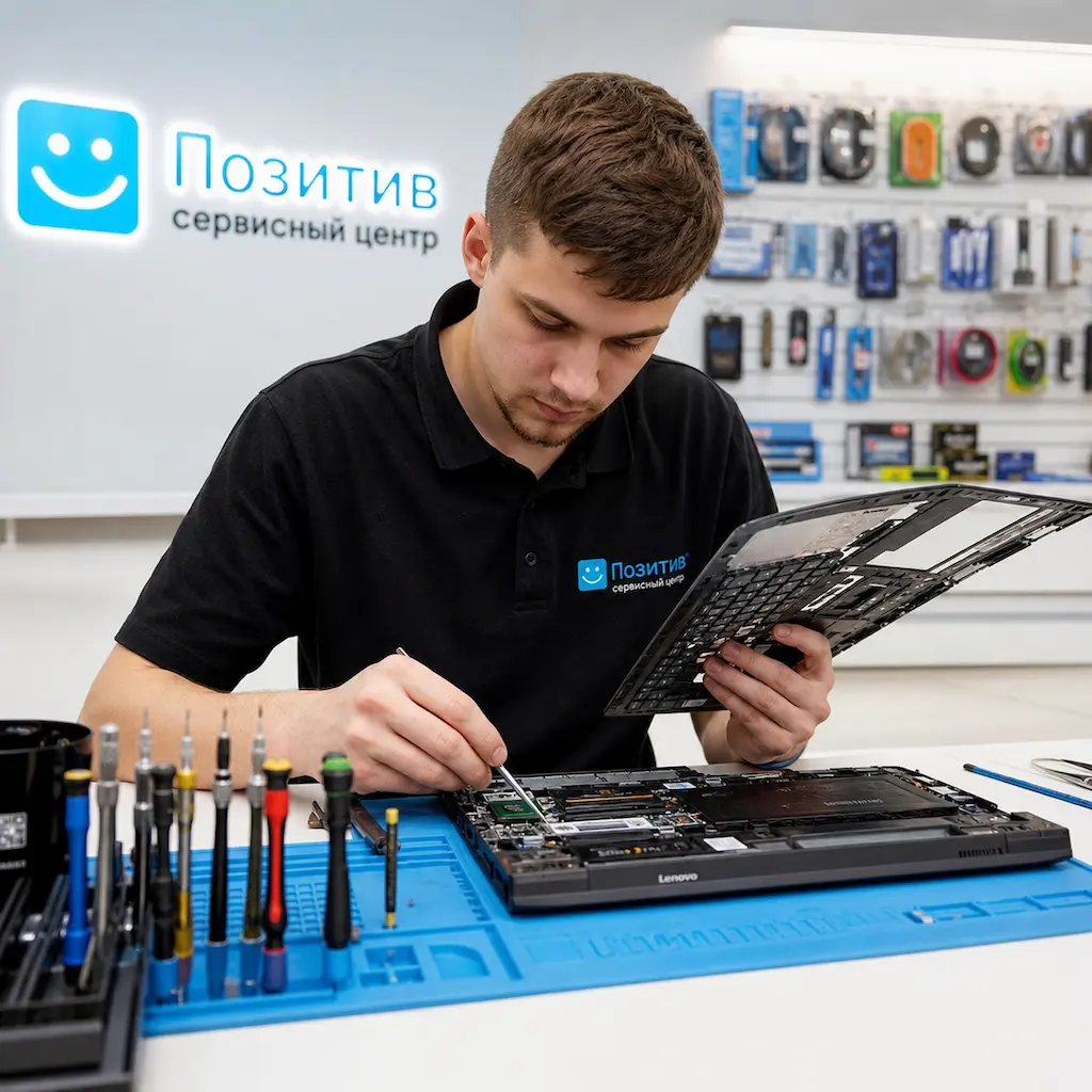 заменить клавиатуру на ноутбуке Lenovo в Северске