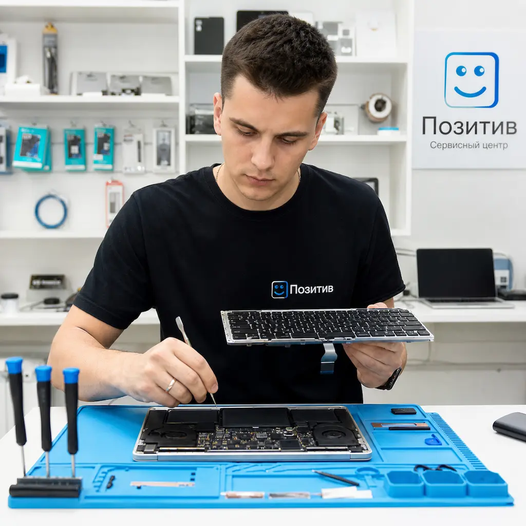 заменить клавиатуру на Apple Macbook в Северске