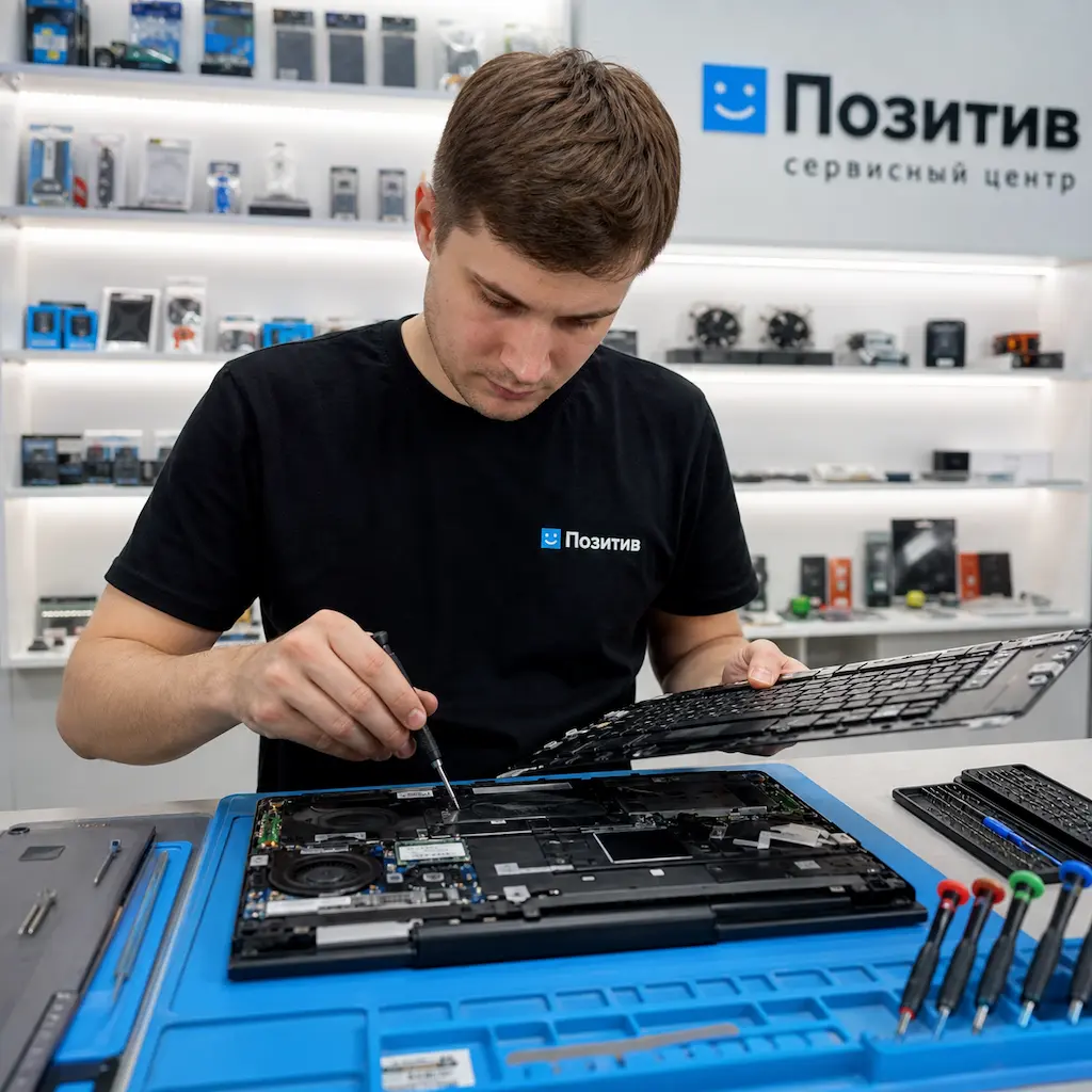 заменить клавиатуру на ноутбуке Samsung в Северске