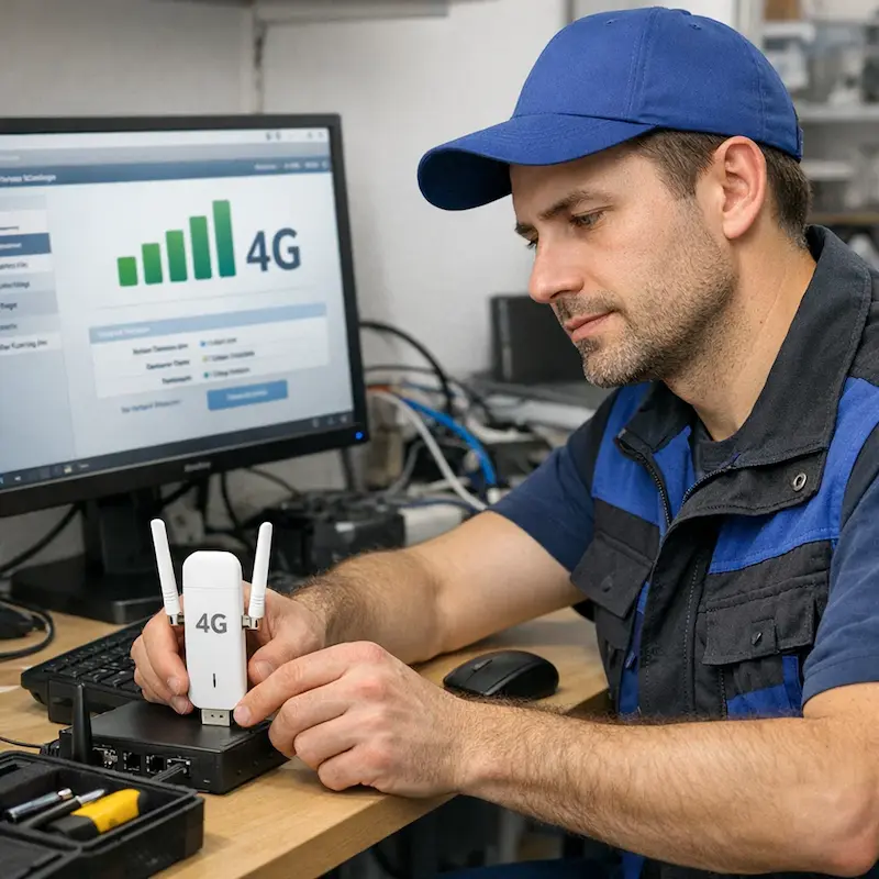 Настройка LTE модема в Северске