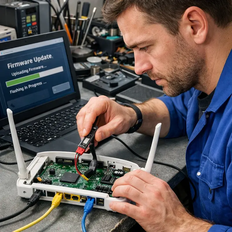 Обновление прошивки роутера в Северске