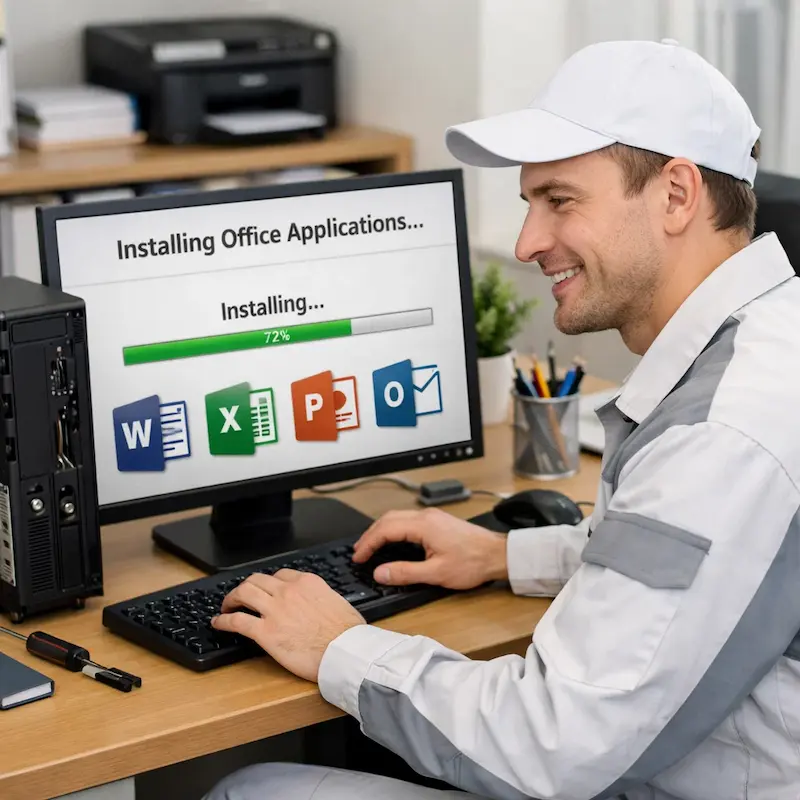 Установка и настройка программ на компьютере в Северске