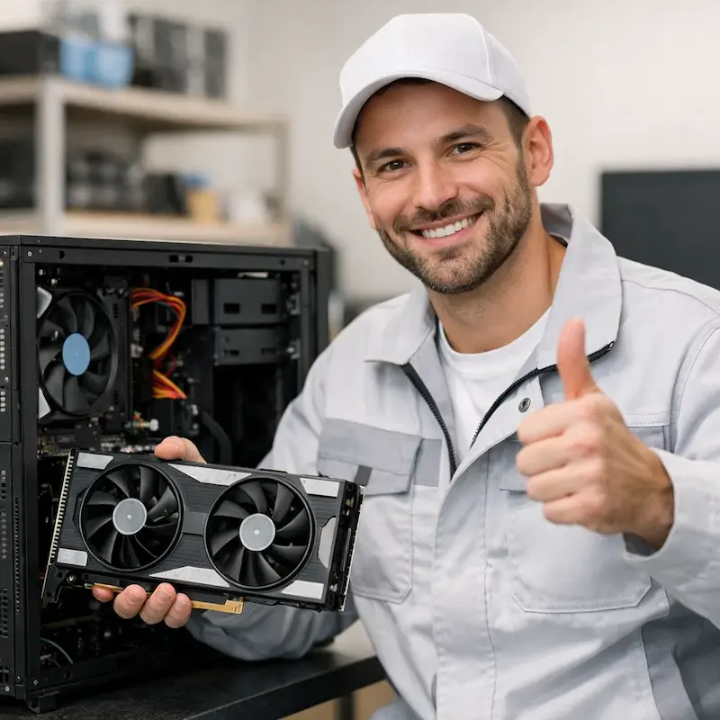 установка видеокарты на ПК в Северске