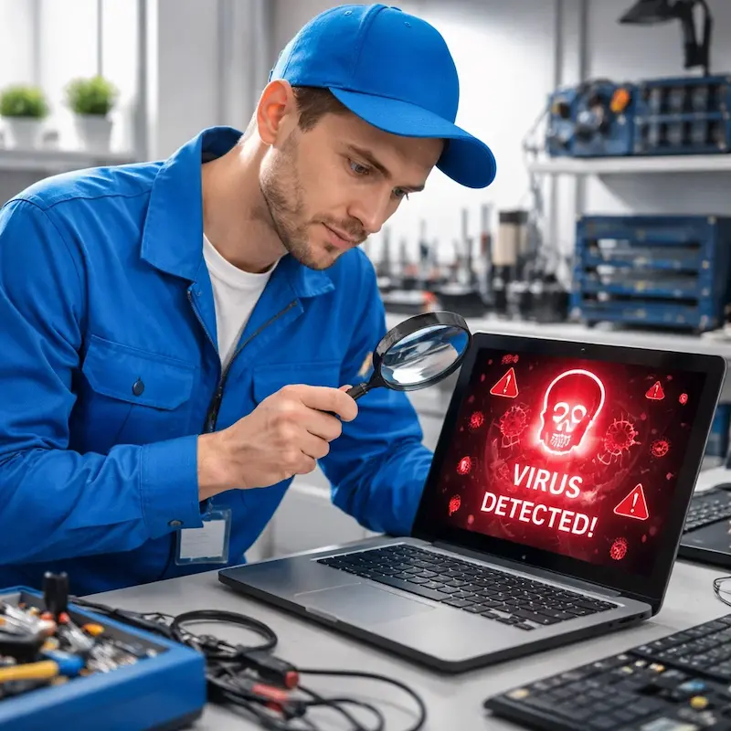 Поиск компьютерных вирусов в Северске